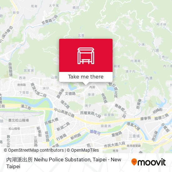 內湖派出所 Neihu Police Substation map