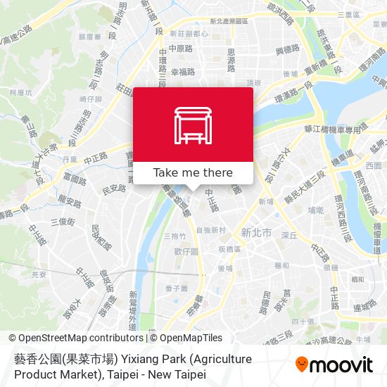 藝香公園(果菜市場) Yixiang Park (Agriculture Product Market)地圖