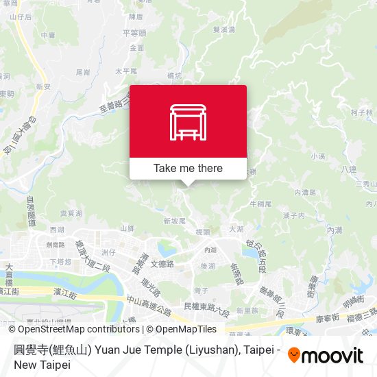圓覺寺(鯉魚山) Yuan Jue Temple (Liyushan) map