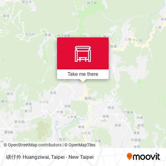磺仔外 Huangziwai map