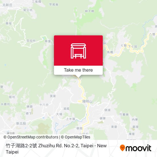 竹子湖路2-2號 Zhuzihu Rd. No.2-2 map