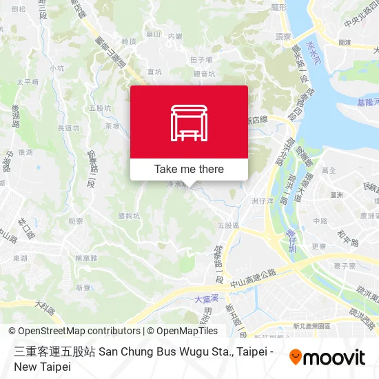 三重客運五股站 San Chung Bus Wugu Sta.地圖