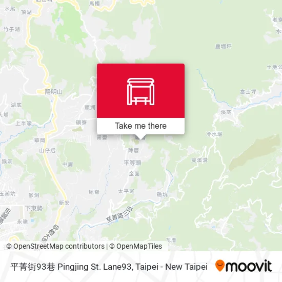 平菁街93巷 Pingjing St. Lane93地圖