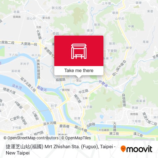 捷運芝山站(福國) Mrt Zhishan Sta. (Fuguo) map