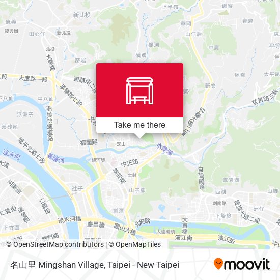 名山里 Mingshan Village map
