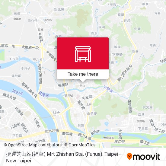 捷運芝山站(福華) Mrt Zhishan Sta. (Fuhua) map