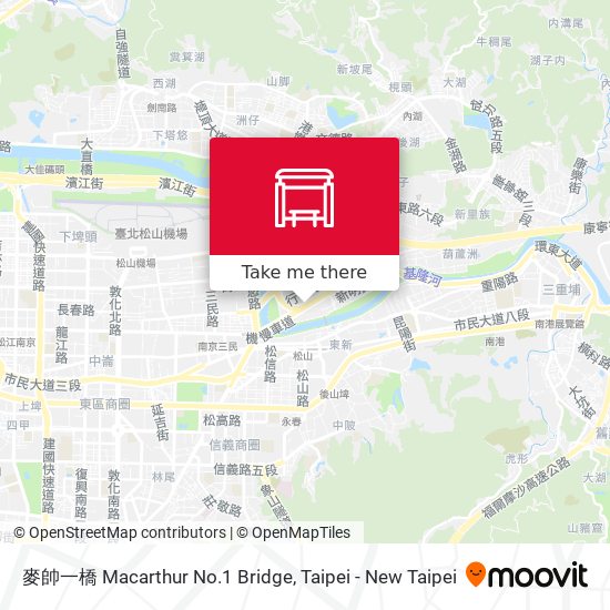 麥帥一橋 Macarthur No.1 Bridge map