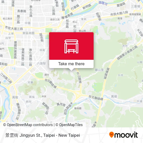 景雲街 Jingyun St. map