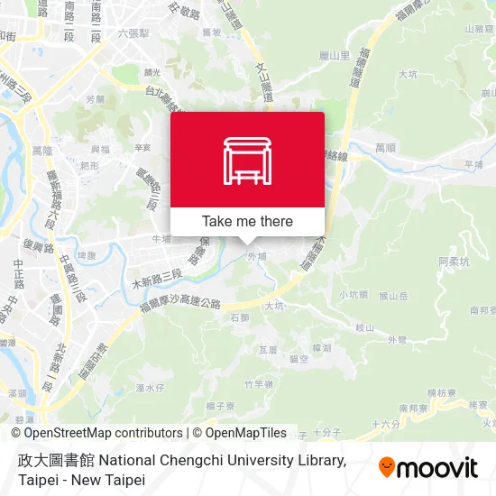 政大圖書館 National Chengchi University Library map
