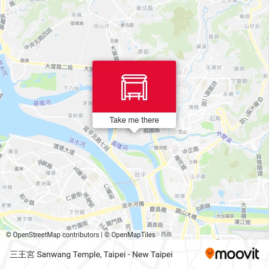 三王宮 Sanwang Temple map