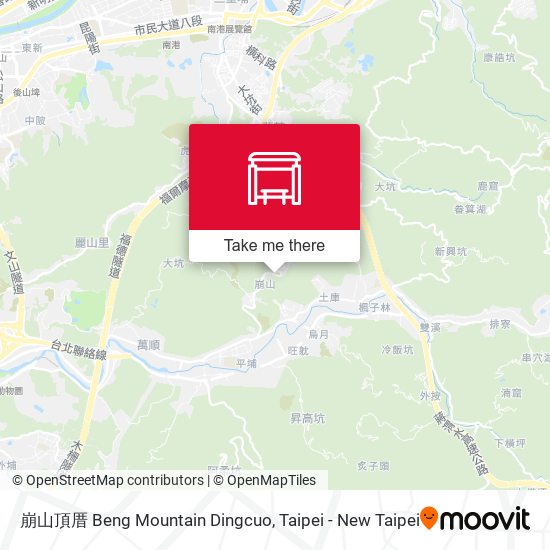 崩山頂厝 Beng Mountain Dingcuo map
