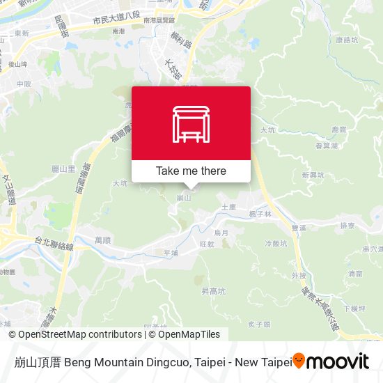 崩山頂厝 Beng Mountain Dingcuo map