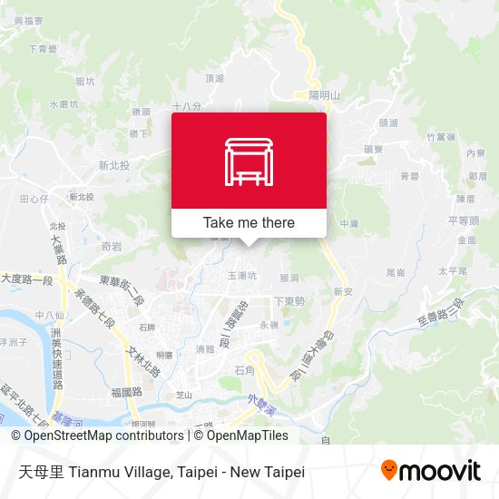 天母里 Tianmu Village地圖