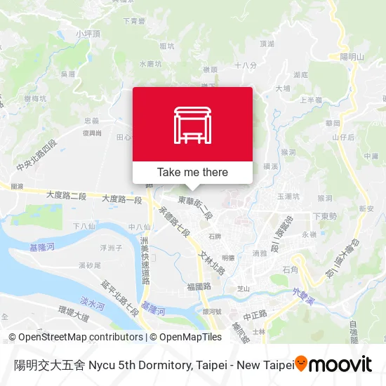 陽明交大五舍 Nycu 5th Dormitory map