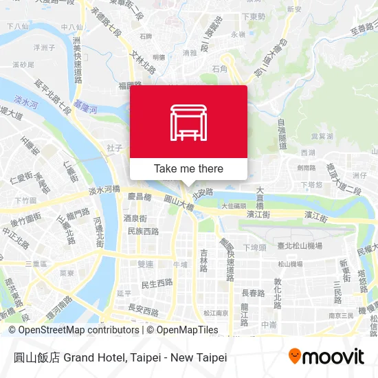 圓山飯店 Grand Hotel地圖