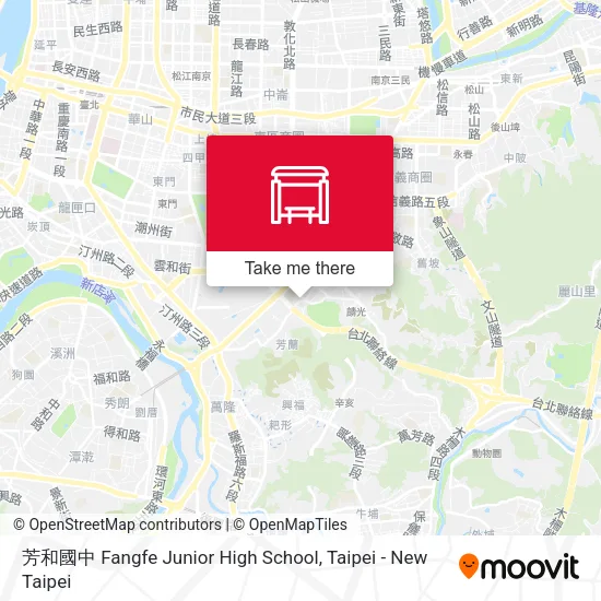 芳和國中 Fangfe Junior High School map