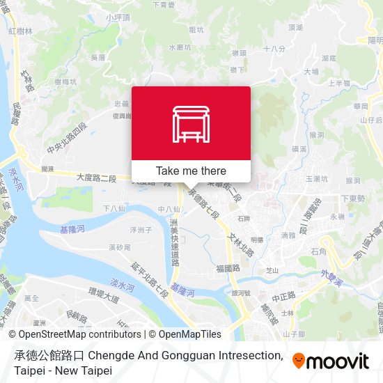 承德公館路口 Chengde And Gongguan Intresection map
