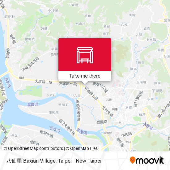 八仙里 Baxian Village map