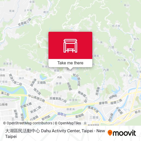 大湖區民活動中心 Dahu Activity Center map