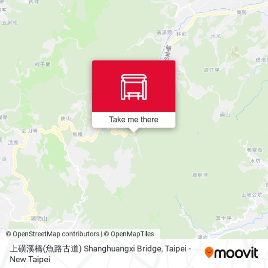 上磺溪橋(魚路古道) Shanghuangxi Bridge map