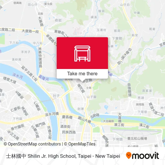 士林國中 Shilin Jr. High School map