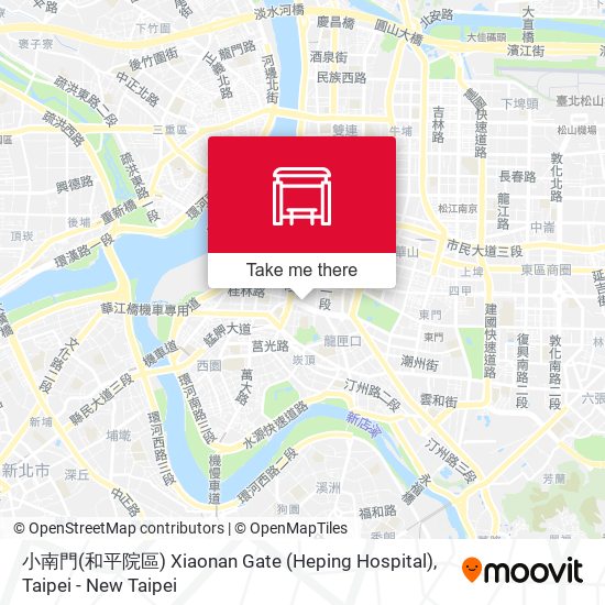 小南門(和平院區) Xiaonan Gate (Heping Hospital) map