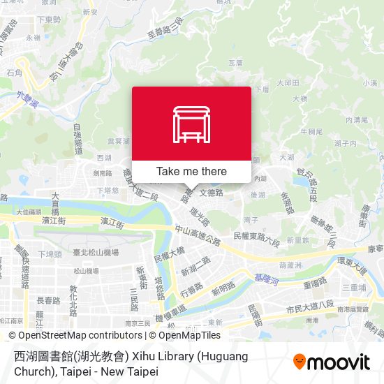 西湖圖書館(湖光教會) Xihu Library (Huguang Church) map