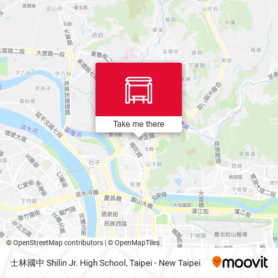 士林國中 Shilin Jr. High School map