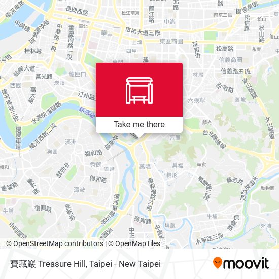 寶藏巖 Treasure Hill map