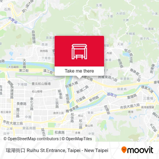 瑞湖街口 Ruihu St.Entrance map