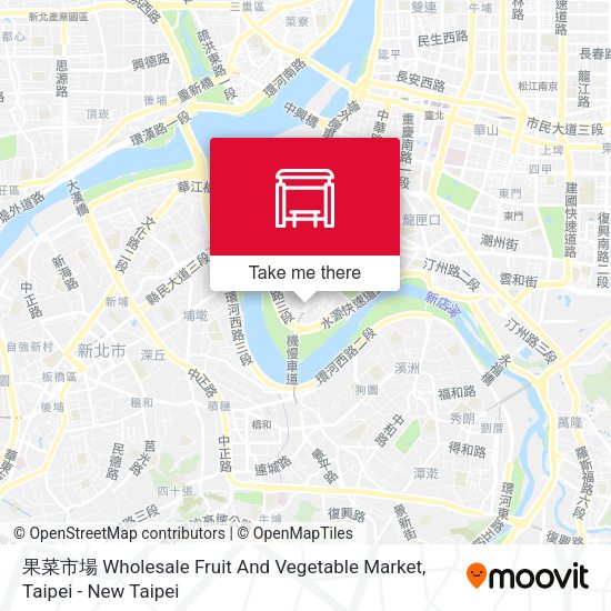 果菜市場 Wholesale Fruit And Vegetable Market map