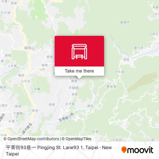 平菁街93巷一 Pingjing St. Lane93 1地圖