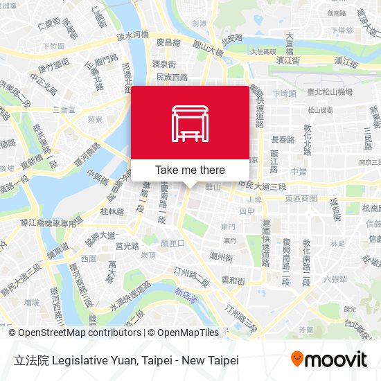 立法院 Legislative Yuan map