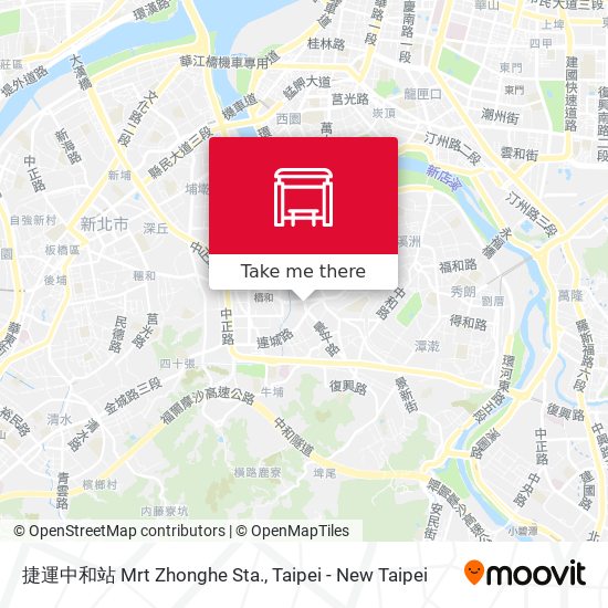 捷運中和站 Mrt Zhonghe Sta. map