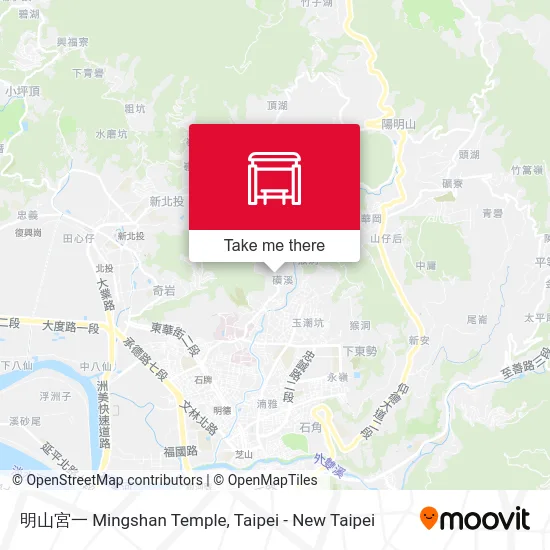 明山宮一 Mingshan Temple map