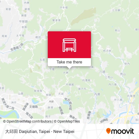 大邱田 Daqiutian地圖