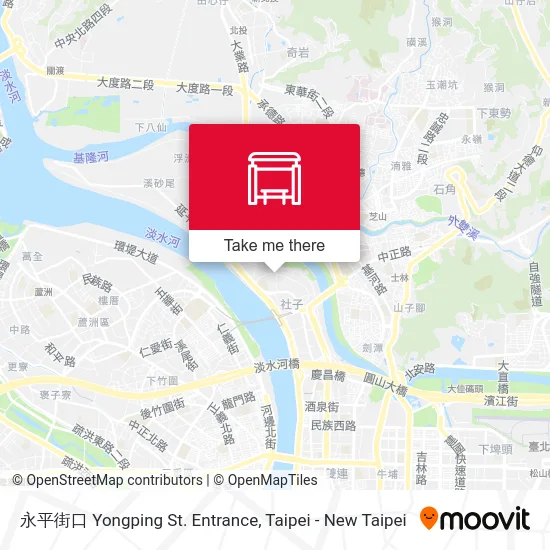 永平街口 Yongping St. Entrance map