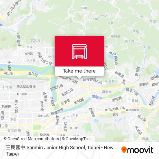 三民國中 Sanmin Junior High School地圖