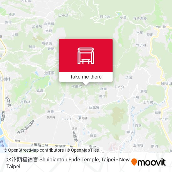 水汴頭福德宮 Shuibiantou Fude Temple map