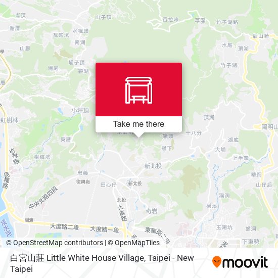 白宮山莊 Little White House Village map