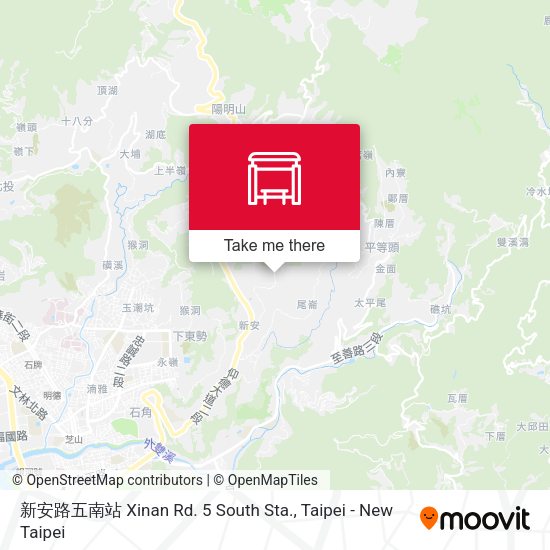 新安路五南站 Xinan Rd. 5 South Sta.地圖