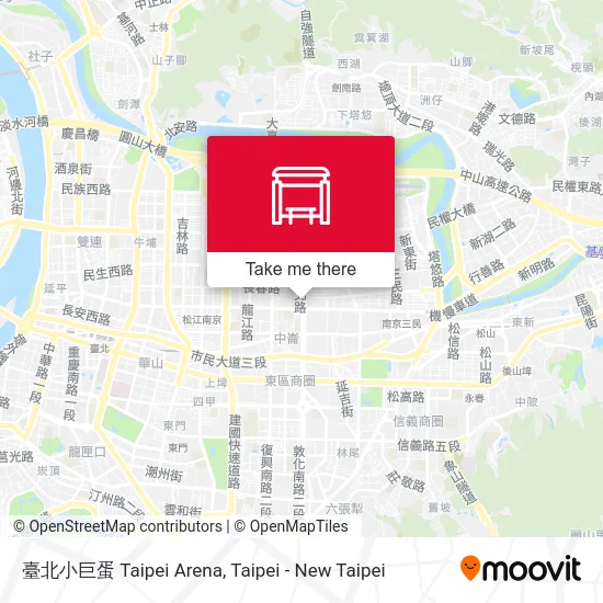 臺北小巨蛋 Taipei Arena地圖