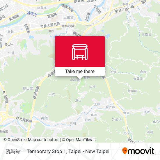 臨時站一 Temporary Stop 1 map