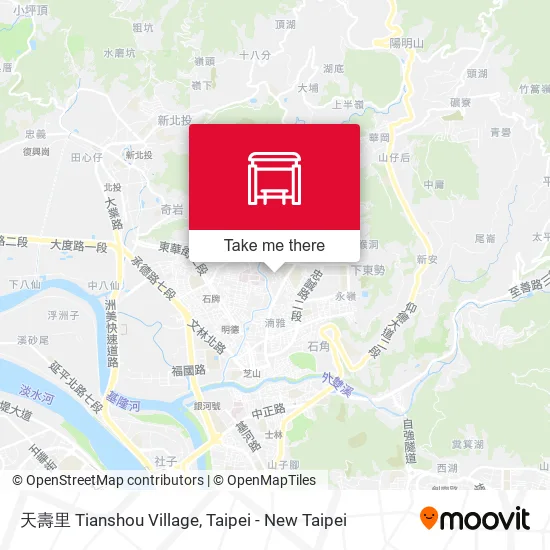 天壽里 Tianshou Village map