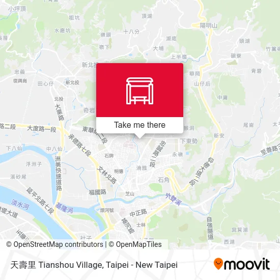 天壽里 Tianshou Village map