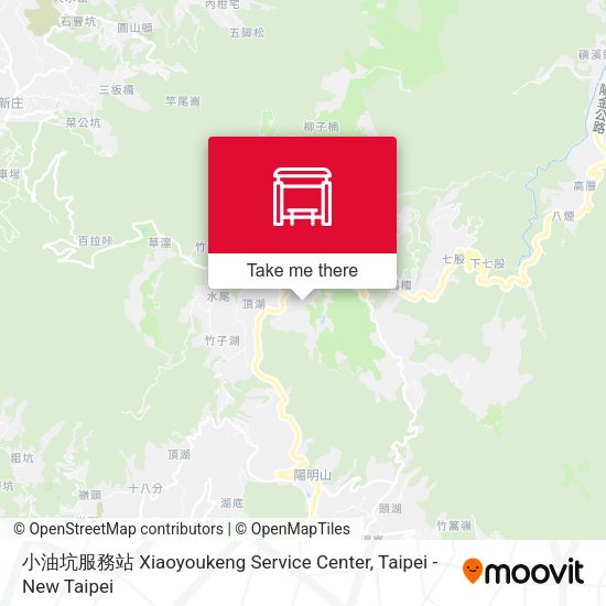 小油坑服務站 Xiaoyoukeng Service Center map