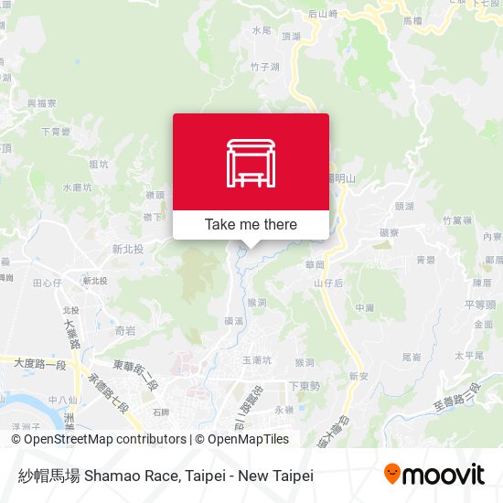 紗帽馬場 Shamao Race map