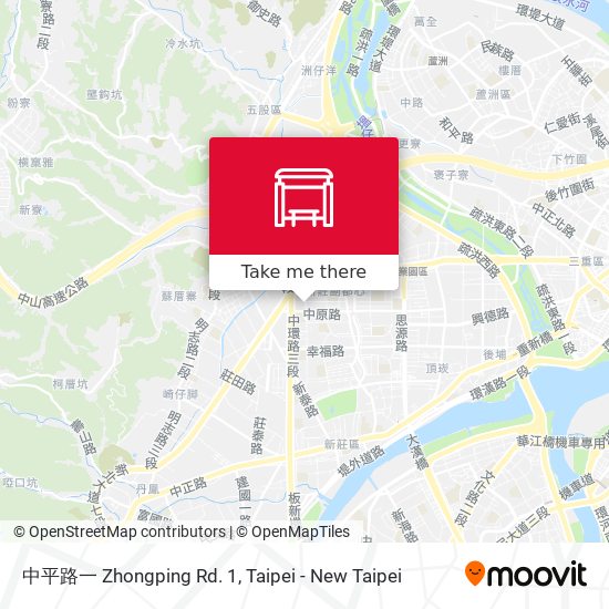 中平路一 Zhongping Rd. 1 map