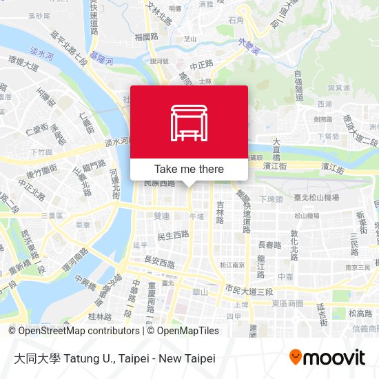 大同大學 Tatung U. map