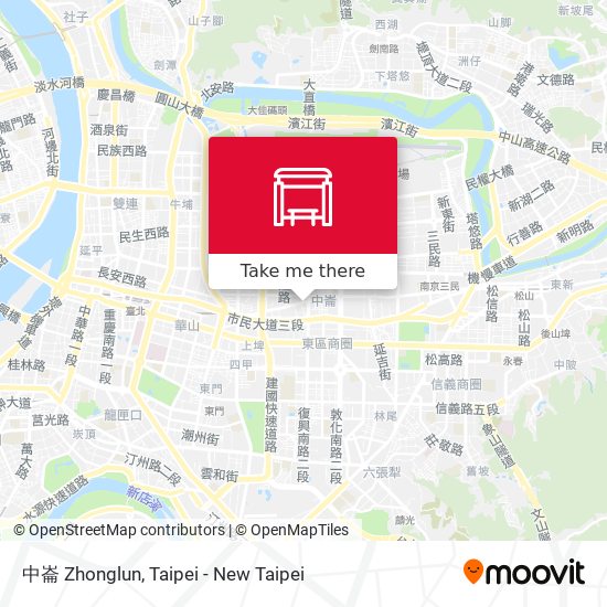 中崙 Zhonglun map